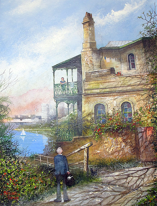 Australian artwork of Lavender Bay