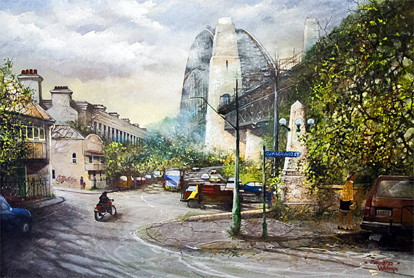 Lower Fort Street Facing North