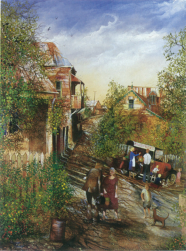 Spring Hill Brisbane art print